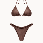 Glimmer Trekants Bikini - Brun - ByStenholt.dk