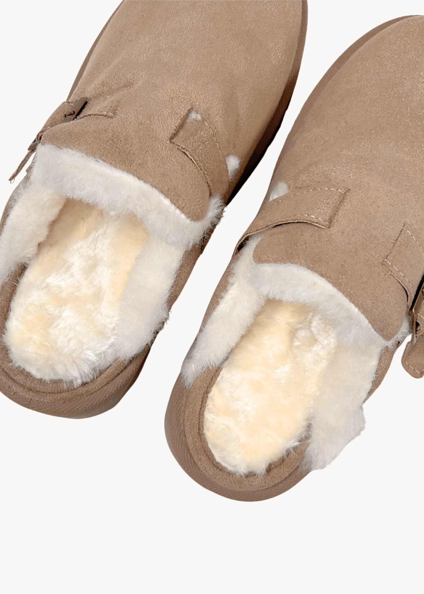 Hjemmesko med Pels Plateau - Brun - ByStenholt.dk