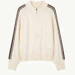 Juno Zip Cardigan - Creme - ByStenholt.dk