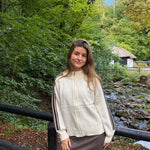 Juno Zip Cardigan - Creme - ByStenholt.dk
