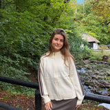 Juno Zip Cardigan - Creme - ByStenholt.dk