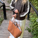 Juno Zip Cardigan - Mørkebrun - ByStenholt.dk