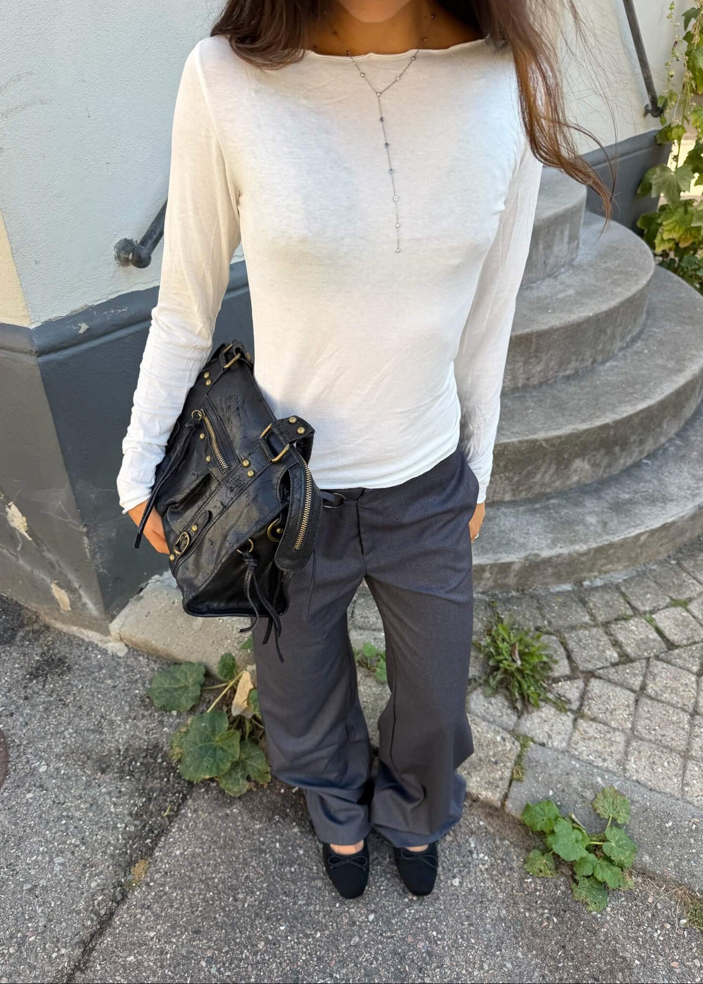 Kaia Langærmet Bluse - Hvid - ByStenholt.dk