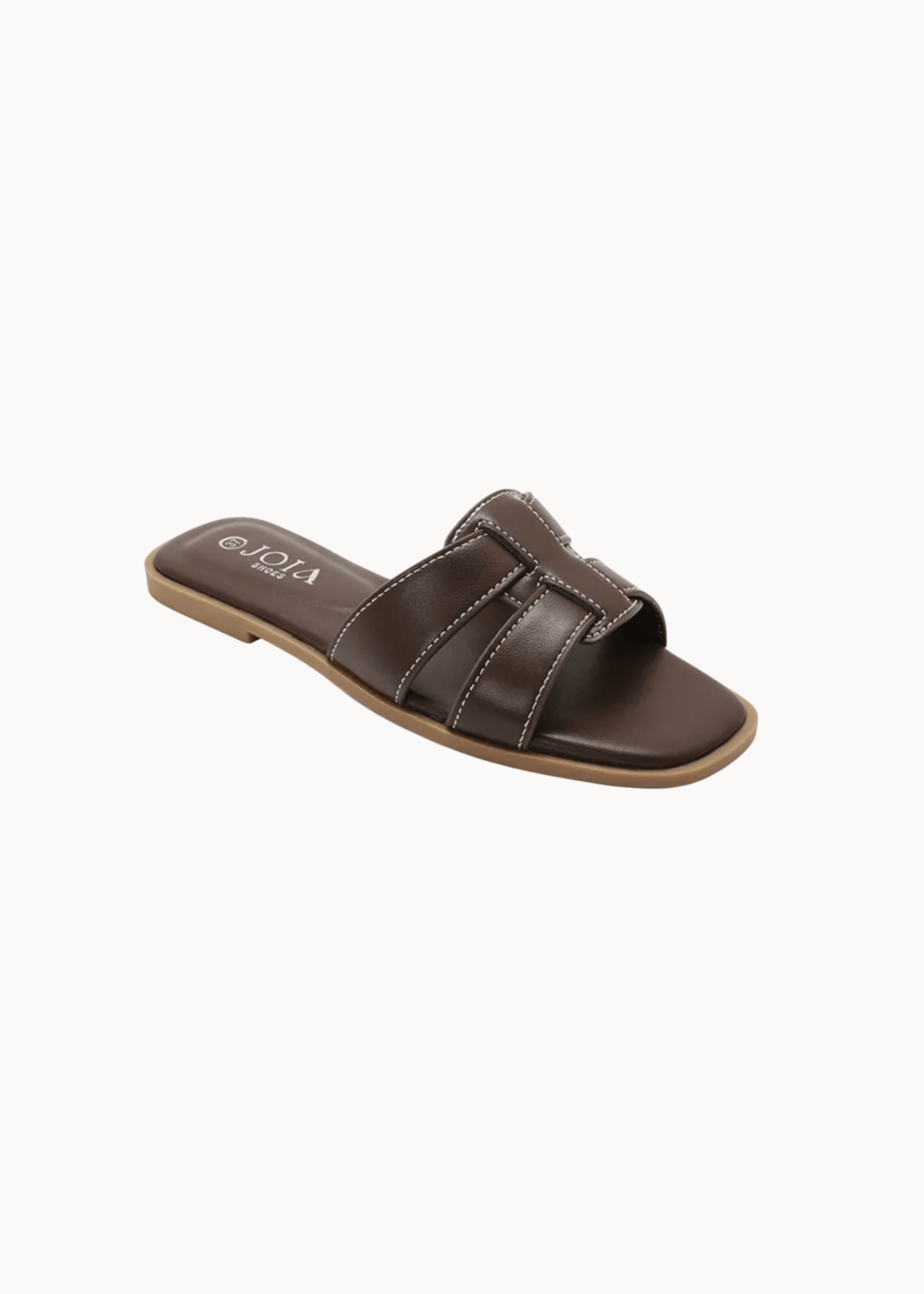 Karla Sandal - Mørkebrun - ByStenholt.dk