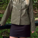 Klassisk Kort Trenchcoat - Khaki - ByStenholt.dk