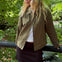 Klassisk Kort Trenchcoat - Khaki - ByStenholt.dk