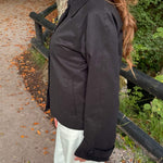 Klassisk Kort Trenchcoat - Sort - ByStenholt.dk