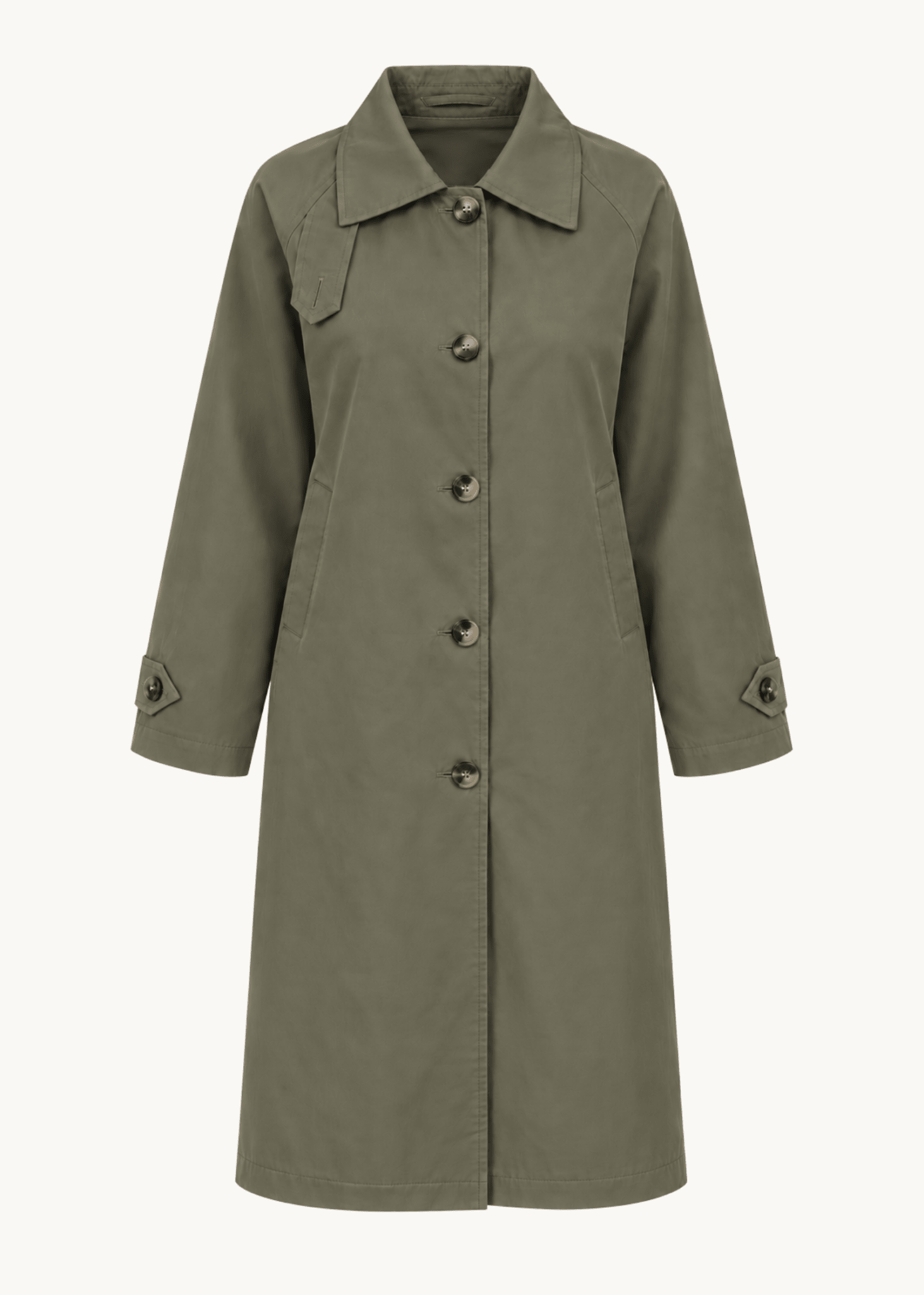 Klassisk Trenchcoat - Khaki - ByStenholt.dk