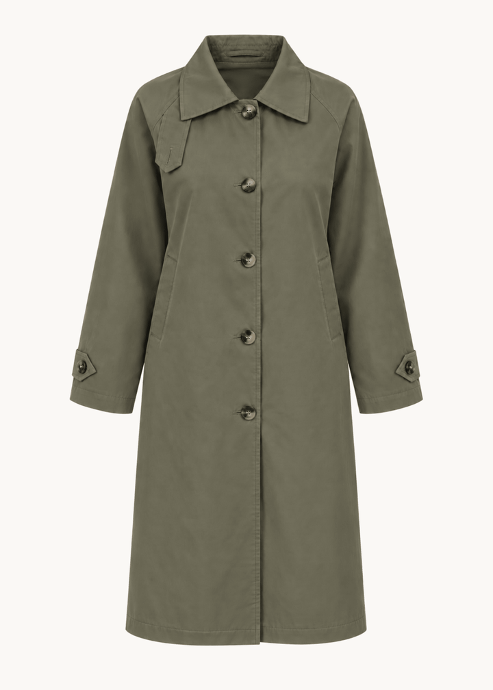 Klassisk Trenchcoat - Khaki - ByStenholt.dk