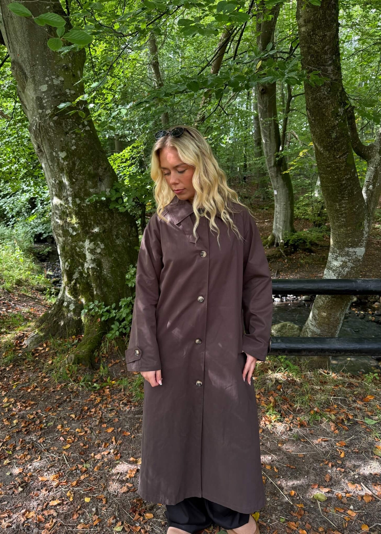 Klassisk Trenchcoat - Mørkebrun - ByStenholt.dk