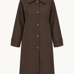 Klassisk Trenchcoat - Mørkebrun - ByStenholt.dk