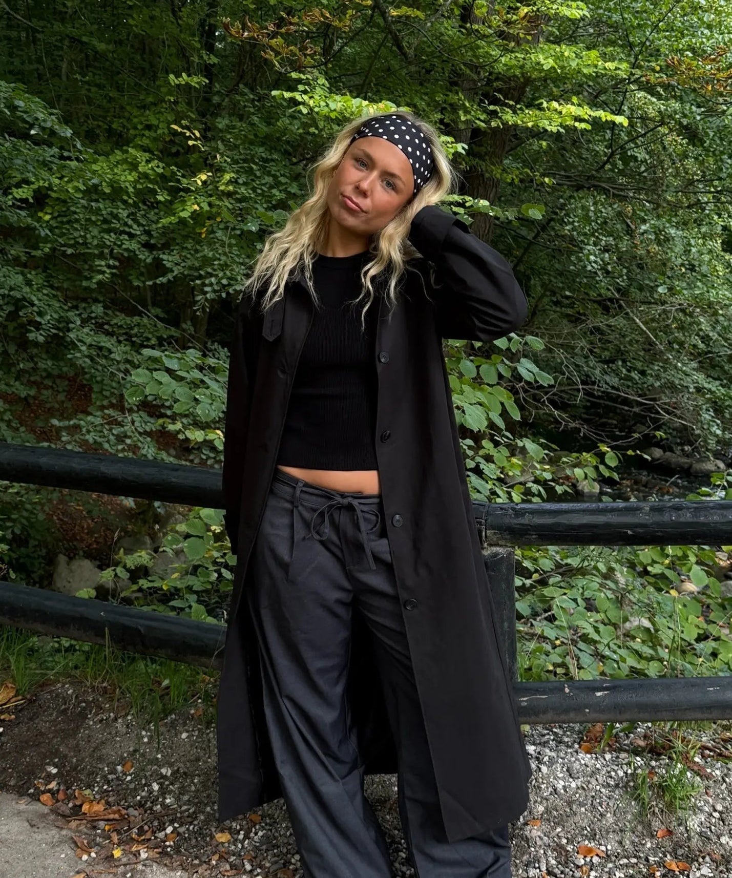 Klassisk Trenchcoat - Sort - ByStenholt.dk
