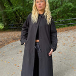 Klassisk Trenchcoat - Sort - ByStenholt.dk