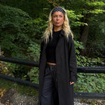 Klassisk Trenchcoat - Sort - ByStenholt.dk