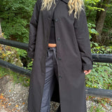 Klassisk Trenchcoat - Sort - ByStenholt.dk