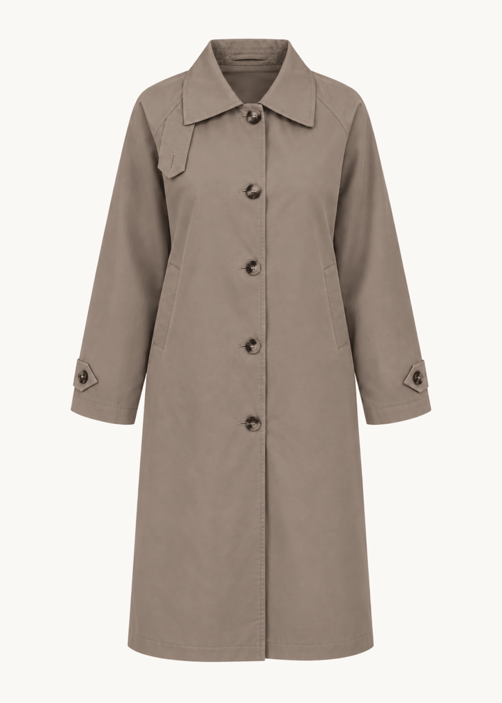 Klassisk Trenchcoat - Taupe - ByStenholt.dk