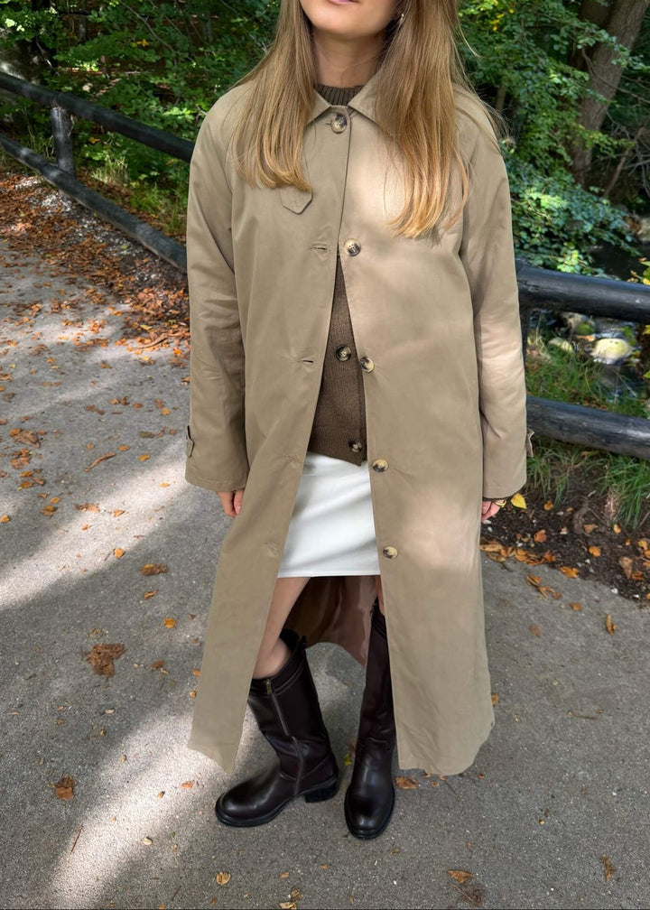 Klassisk Trenchcoat - Taupe - ByStenholt.dk