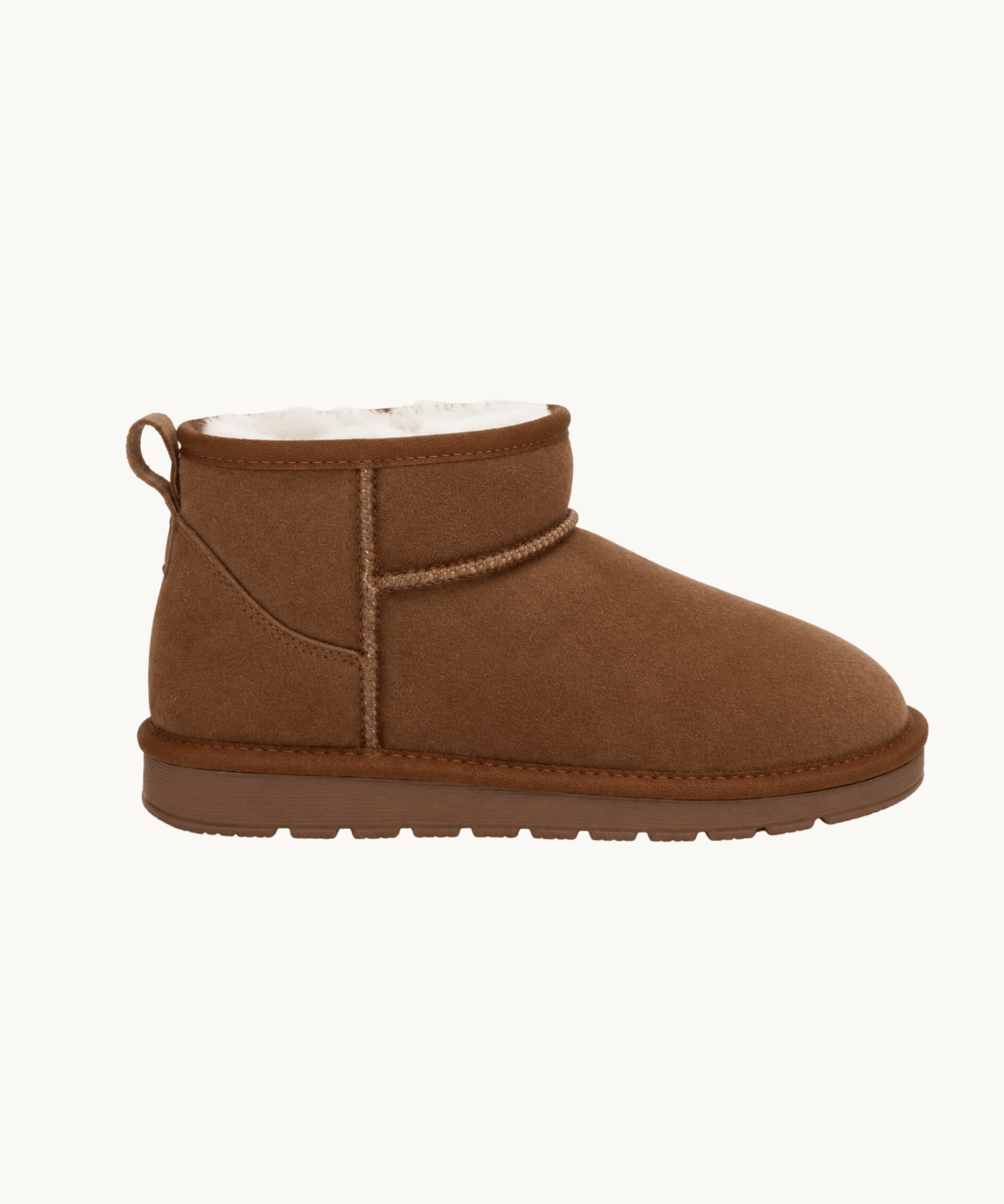 Korte Deluxe Bamsestøvler - Camel - ByStenholt.dk