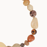 Laura Perlehalskæde - Brun - ByStenholt.dk