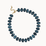 Leah Perlehalskæde - Blå - ByStenholt.dk