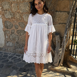 Leah Dress - White