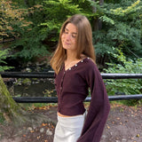 Leonora Fitted Cardigan - Bordeaux - ByStenholt.dk