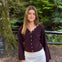 Leonora Fitted Cardigan - Bordeaux - ByStenholt.dk