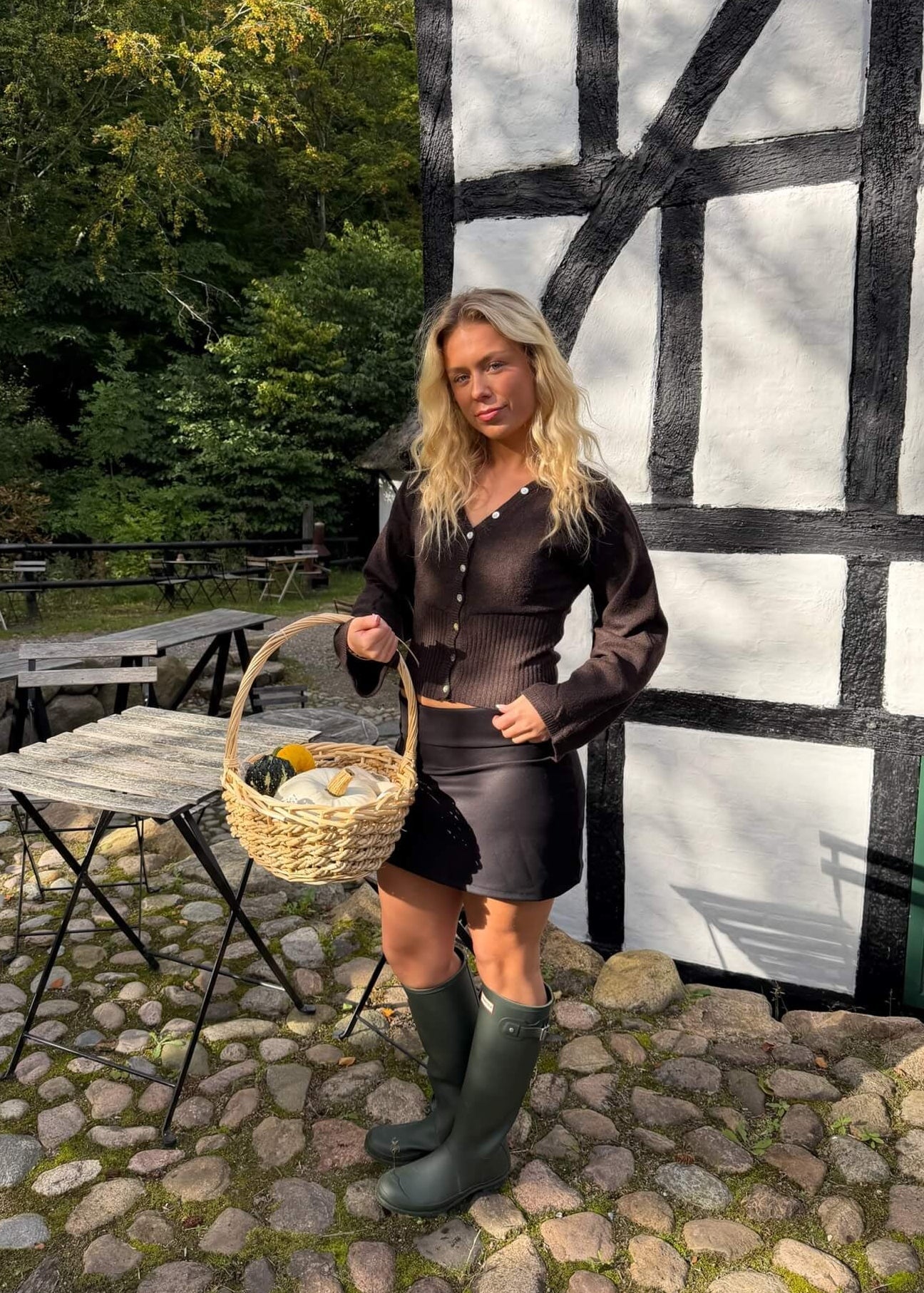 Leonora Fitted Cardigan - Mørkebrun - ByStenholt.dk