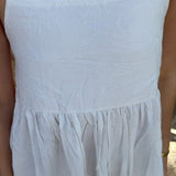 Lilly Maxi Kjole - Hvid - ByStenholt.dk
