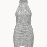 Lily Paillet Kjole - Sølv - ByStenholt.dk