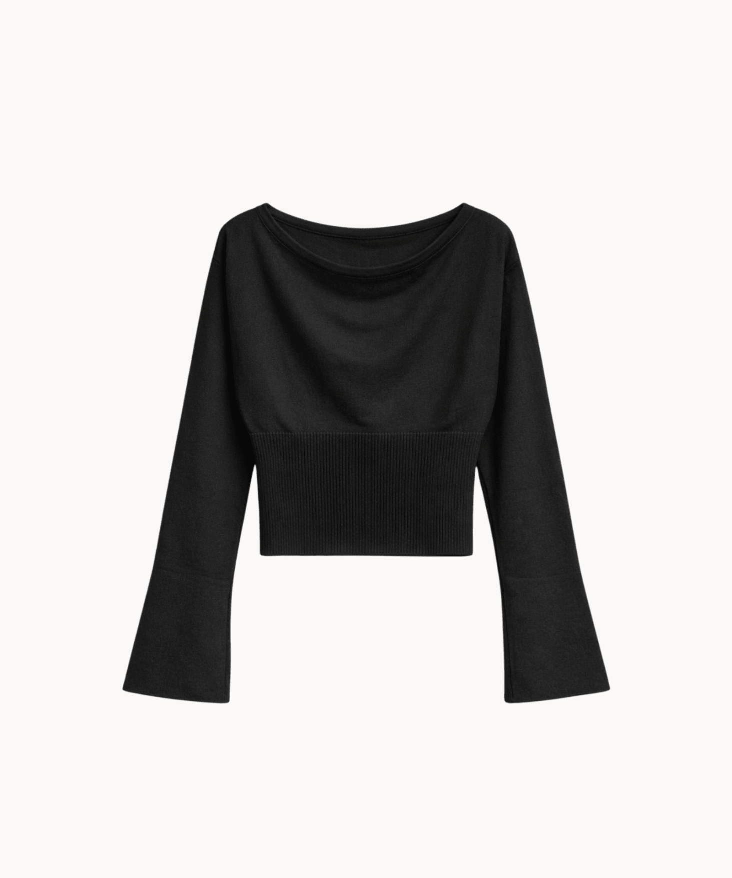 Liva Fitted Strik - Sort - ByStenholt.dk