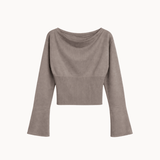 Liva Fitted Strik - Taupe - ByStenholt.dk