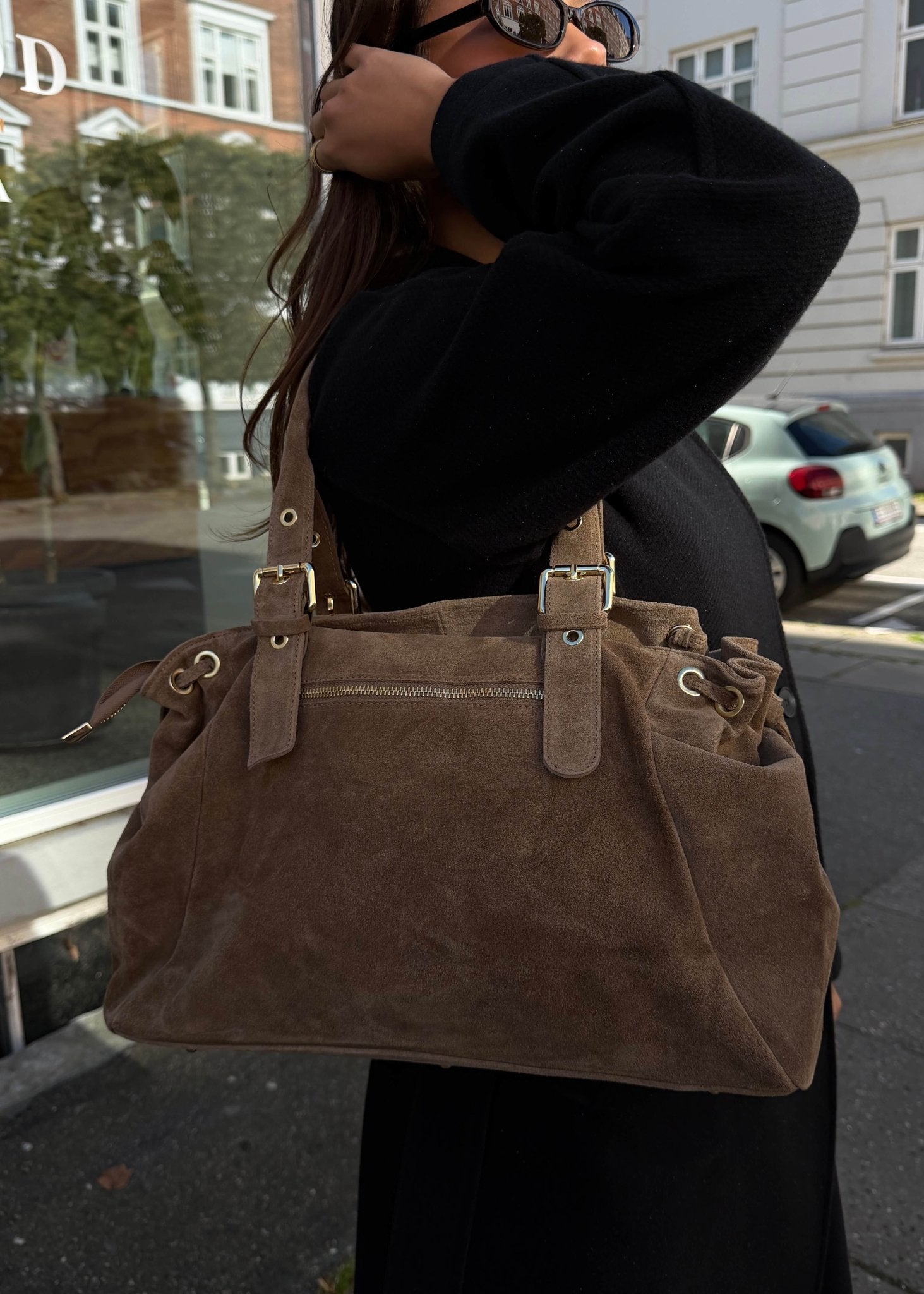 London Ruskind Taske - Taupe - ByStenholt.dk