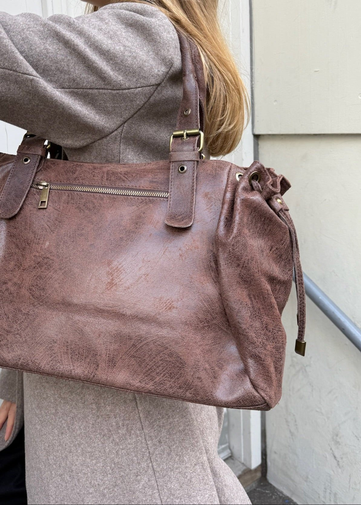 London Taske - Mørkebrun - ByStenholt.dk