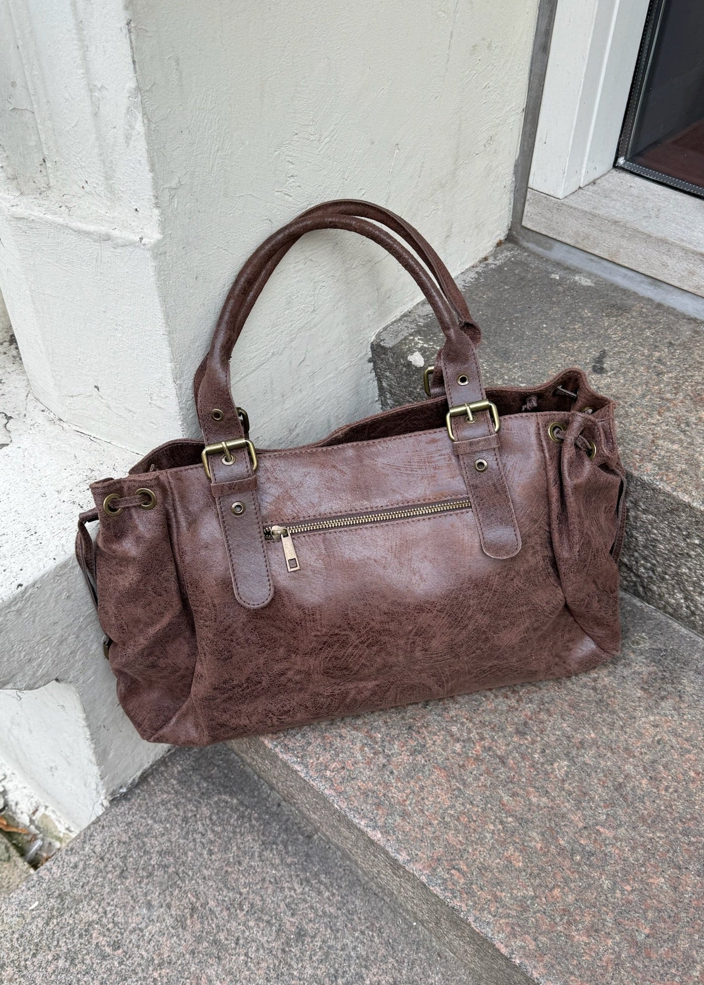 London Taske - Mørkebrun - ByStenholt.dk