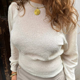 Loui figursyet Strik - Hvid - ByStenholt.dk