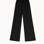 Loungewear Bukser i Pointelle - Sort - ByStenholt.dk