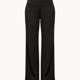 Low Waist Bukser - Sort - ByStenholt.dk