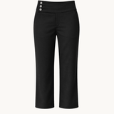 Low Waist Capribukser - Sort - ByStenholt.dk