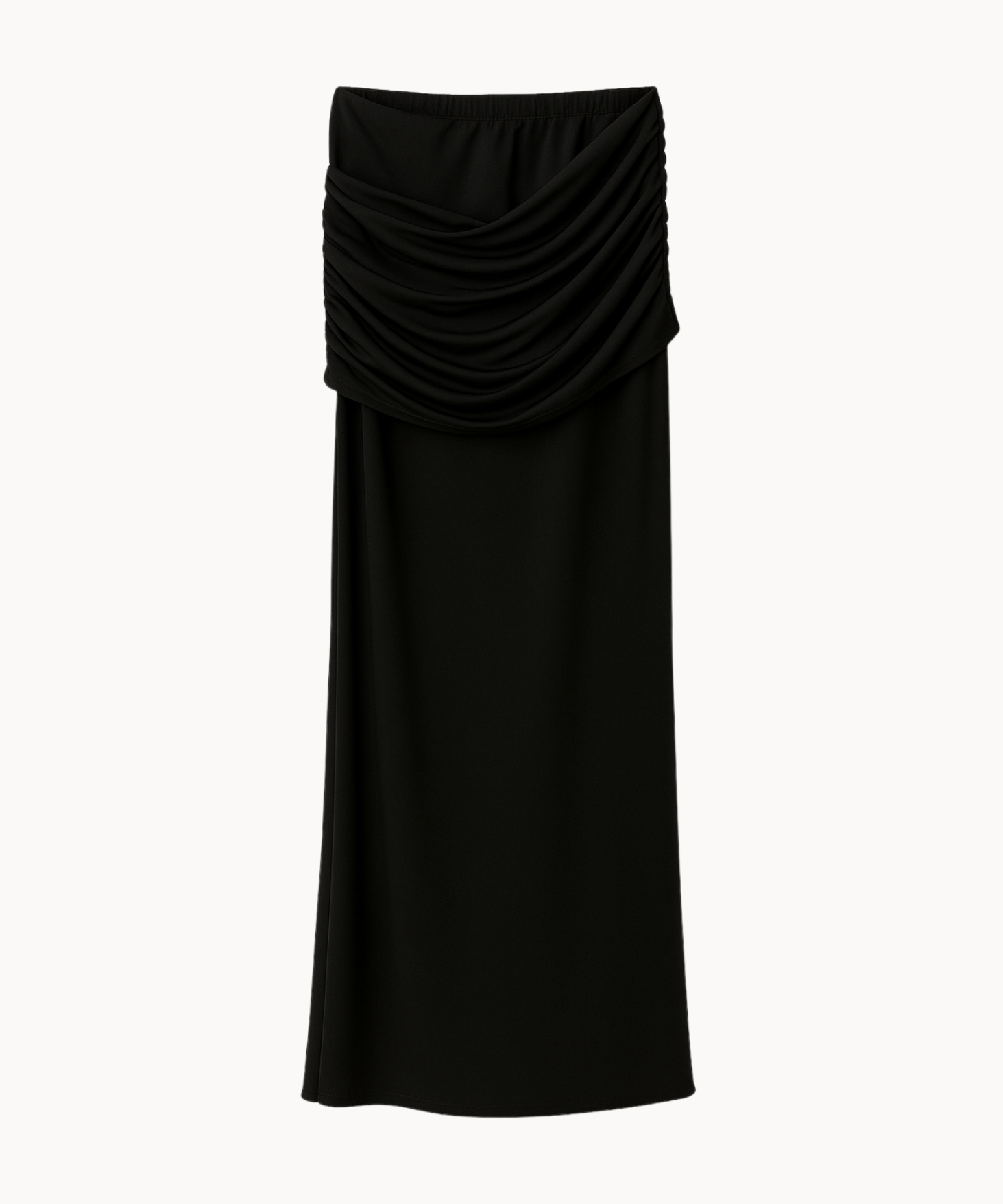 Lucia Maxi Nederdel - Sort - ByStenholt.dk