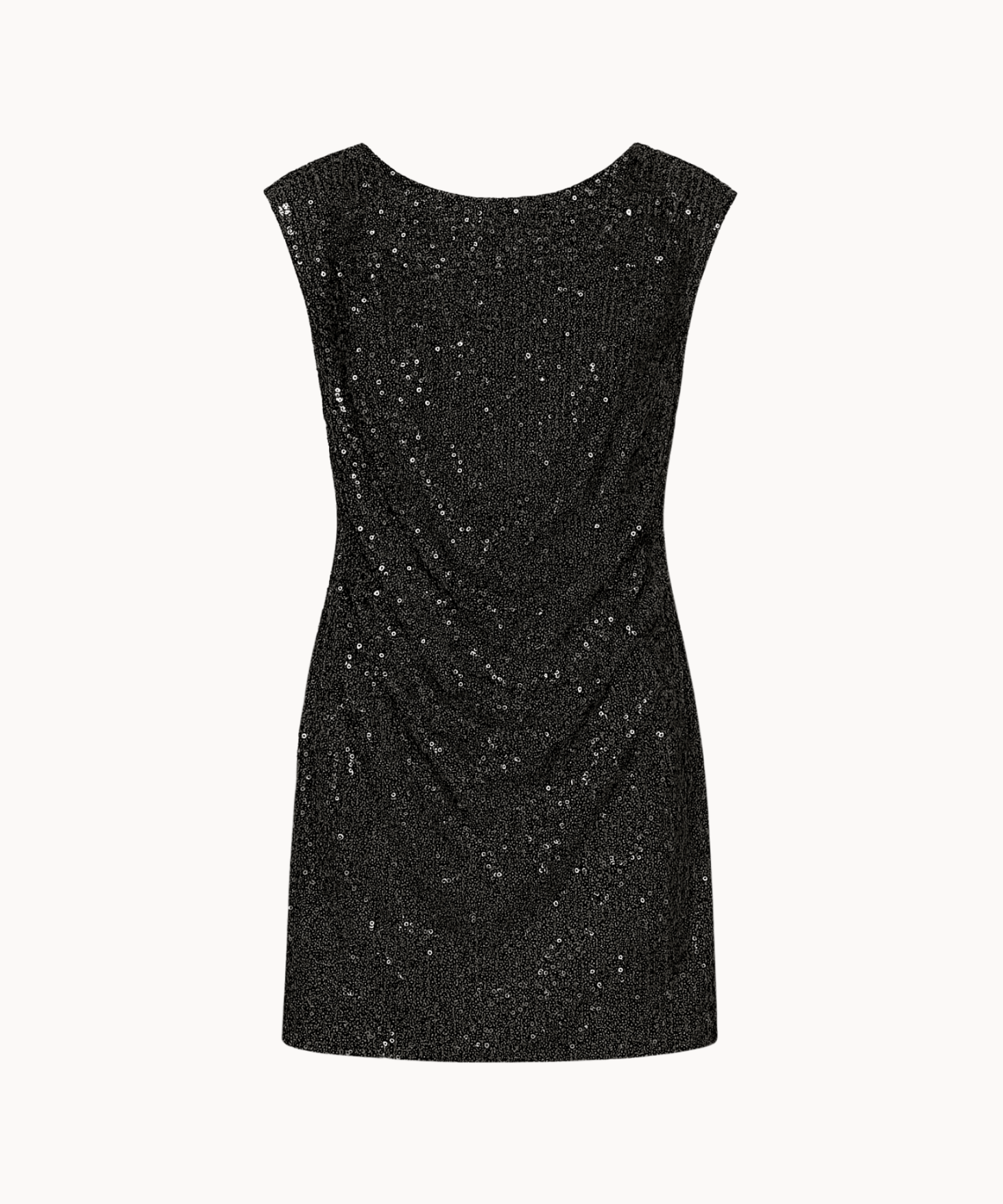 Luna Paillet Mini Kjole - Sort - ByStenholt.dk