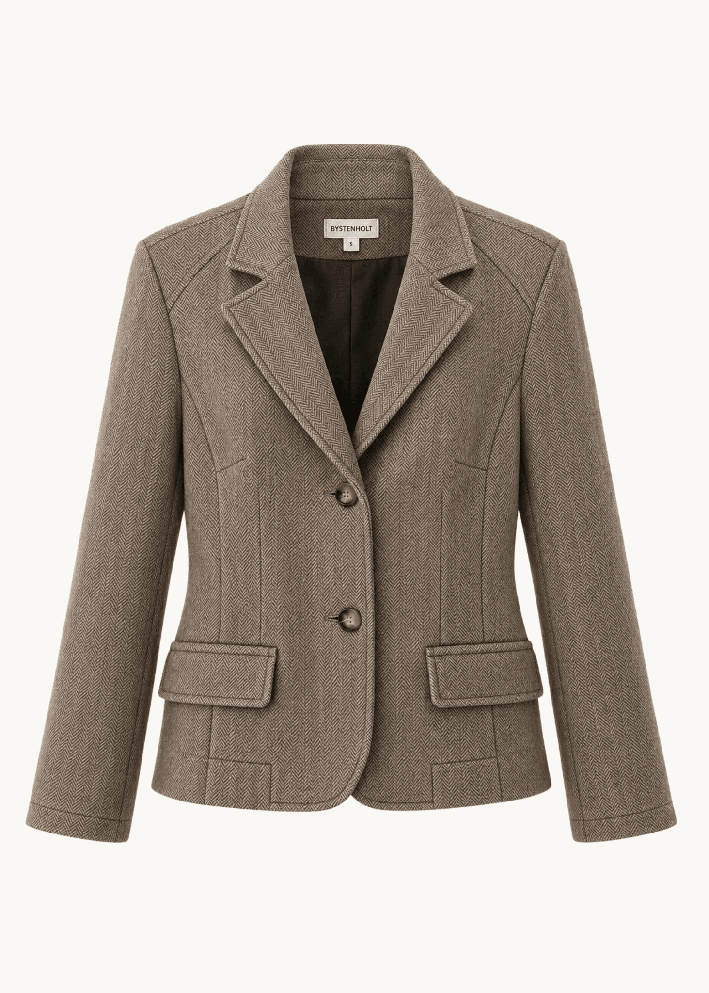 Mae Fitted Blazer - Beige - ByStenholt.dk