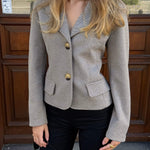 Mae Fitted Blazer - Beige - ByStenholt.dk