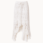 Marina Hæklet Nederdel - Hvid - ByStenholt.dk