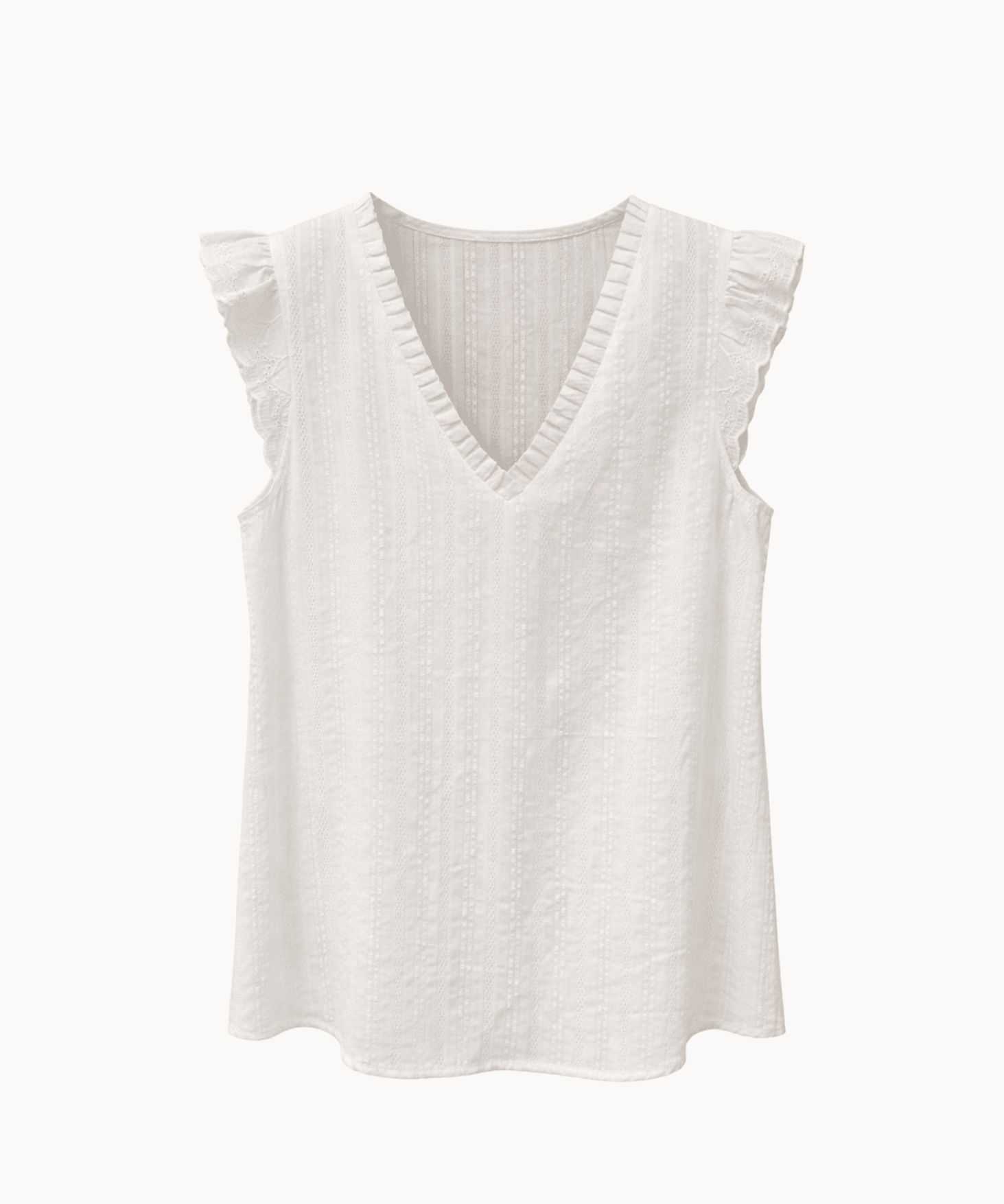 Mile Top - Hvid - ByStenholt.dk