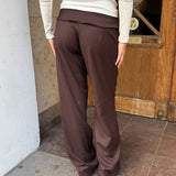 Milu Bukser med Bindebælte - Chokolade brun - ByStenholt.dk