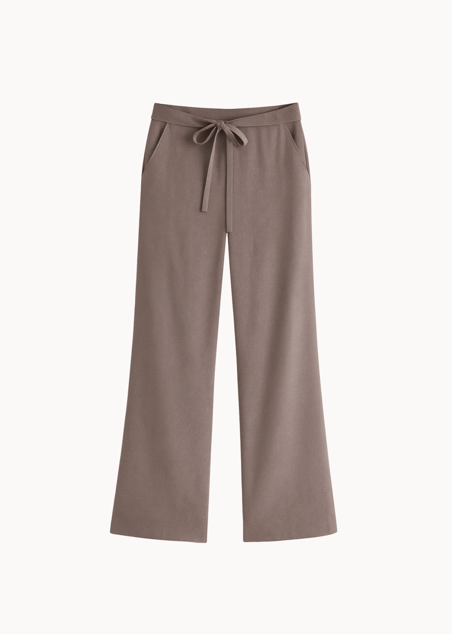 Milu Bukser med Bindebælte - Mørkebrun - ByStenholt.dk