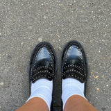 Mira Loafers med Nitter - Sort