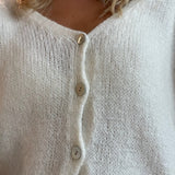 Mohair Cardigan - Hvid - ByStenholt.dk