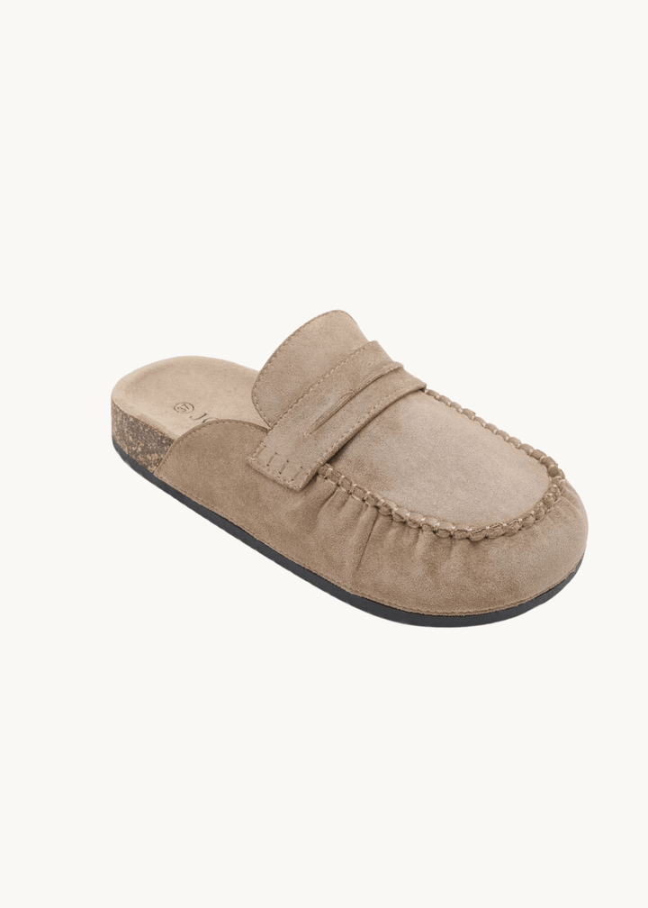 Mule Hjemmesko - Taupe - ByStenholt.dk